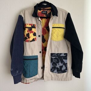 Ripndip Prisma‎ Military Camo Corduroy Jacket Size Small Rare FLAW READ